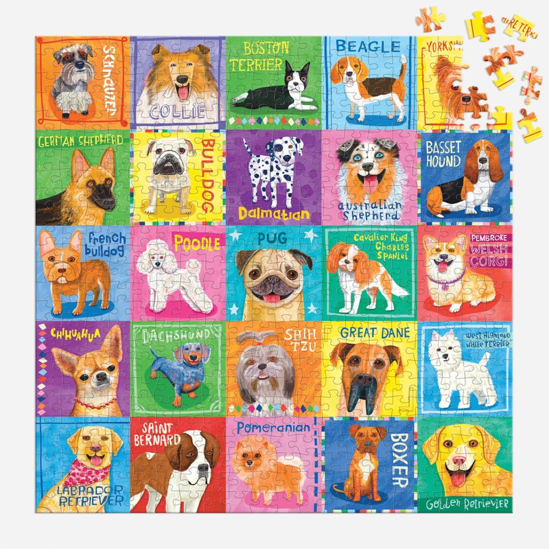 Dog Portraits 500 Piece Family Puzzle
