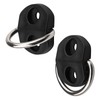 VEHIRIE 6 Pcs D-Ring Tie Downs Small D-Rings Anchor Lashing
