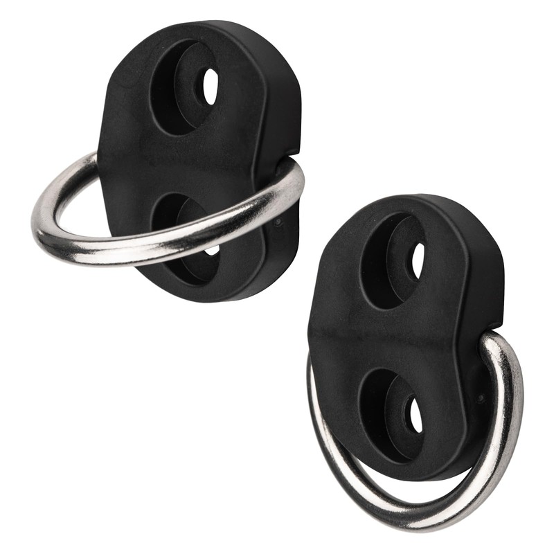 VEHIRIE 6 Pcs D-Ring Tie Downs Small D-Rings Anchor Lashing