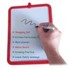 CARESTARZ 1x Magnetic whiteboard A4 for Fridge and 1x Pen,