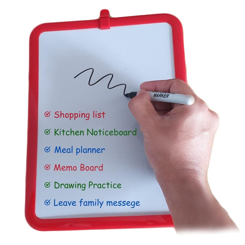 CARESTARZ 1x Magnetic whiteboard A4 for Fridge and 1x Pen,