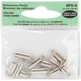 Pioneer P6A Extra Variety Pack 5, 8, 12mm Extension Posts (6 Sets) f/All Post Bound Albums