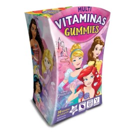 Princesas Multi-vitaminas 30 Gomitas  Sin Azúcar  Veganas Sabor Sin sabor                                                                             