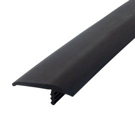 Outwater Plastics Flexible Polyethylene 1-1/4 Inch Off-Set Barb T-Molding in Black (12')