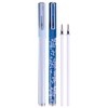 Idena 11372 - Penna a sfera in metallo, 2 pezzi,