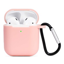 AKABEILA protective case compatible with Airpods [front LED visible and wireless charging]