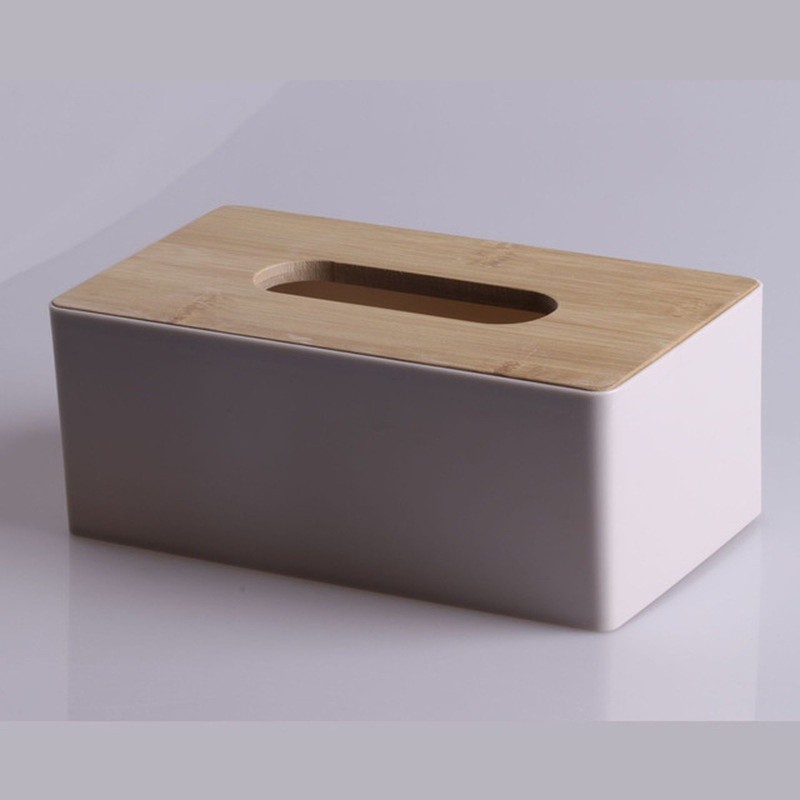 Modern Tissue Box Holder for Home & Office – Black