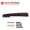 ADIIL Red Rear Bumper LED Bar Reflector Tail Brake Signal