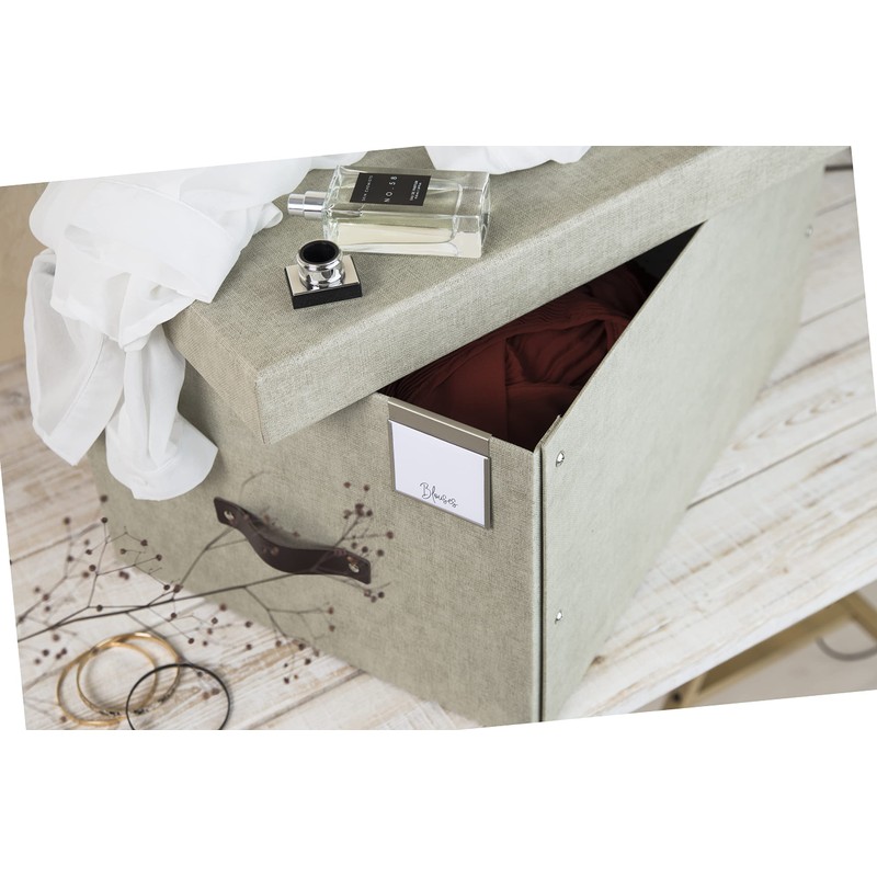Bigso Box of Sweden 4er-Set Etikettenhalter (groß) – Labelhalter zur