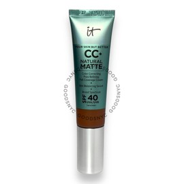 IT Cosmetics NEUTRAL DEEP CC+ Natural Matte Full Cover Cream SPF 40 1.08 oz NWOB