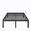 LAKKURI 14 Inch High Full Size Bed Frame No Box