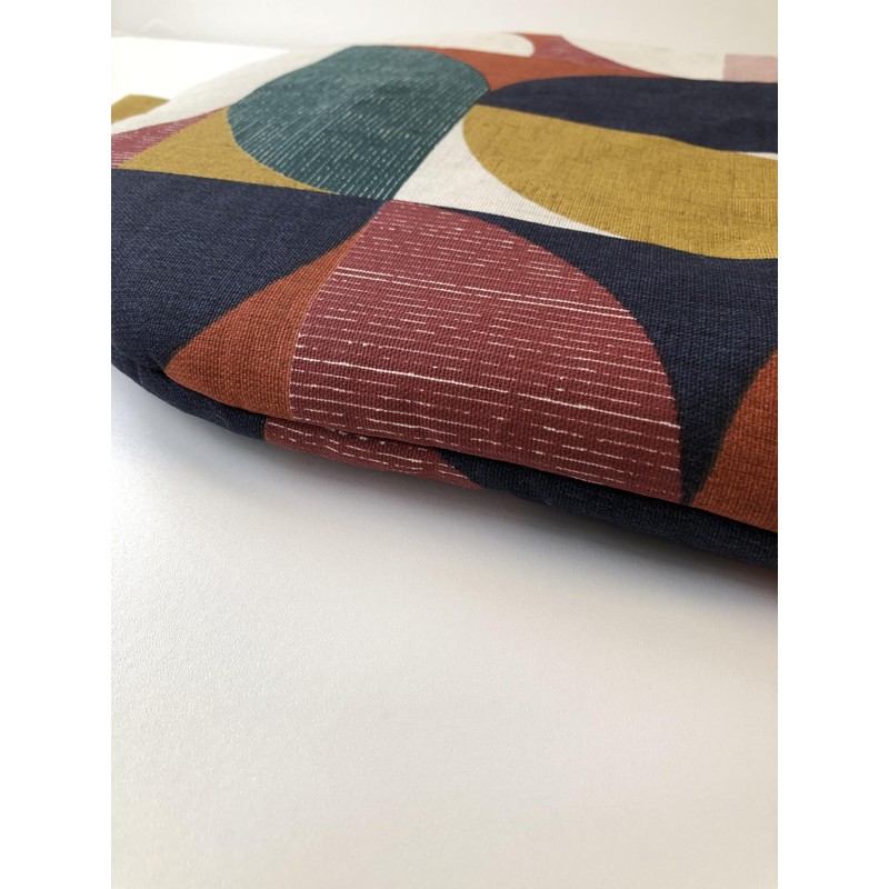 Reno Retro Geometric Teal Mustard Navy Tea Cosy