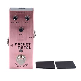 Electric Guitar Effects Pedal Sound Beautify Mini Portable Single Type Performance Accessories AN‑04 Pink