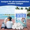 Ufoepv Filter Balls Pool for Sand Filter System, 800 g