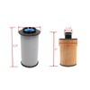 iFJF 68235275AA Fuel Filter and 68229402AA Oil filter Replacement for