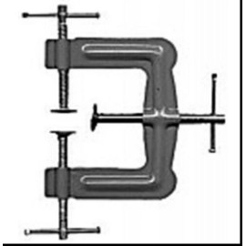 3 Way Edge Edging C-Clamp Tool for Wood Metal Woodworking