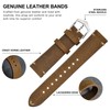 BISONSTRAP Men's Watch Bands, Hand-Stitched Leather Watch Straps, Quick Release,