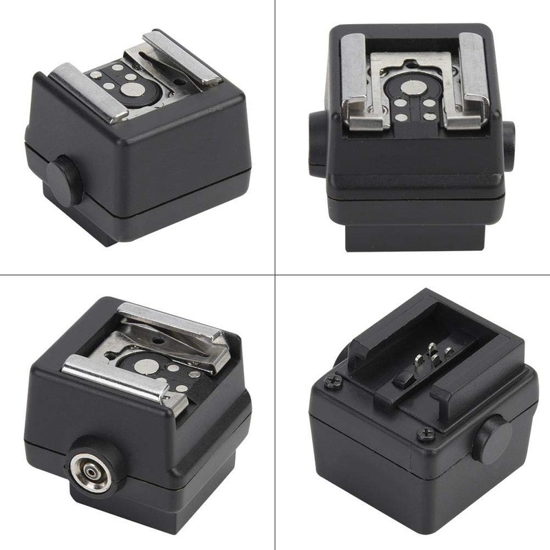 Camera Hot Shoe Adapter,Mini Plastic Hot Shoe Converter for Sony