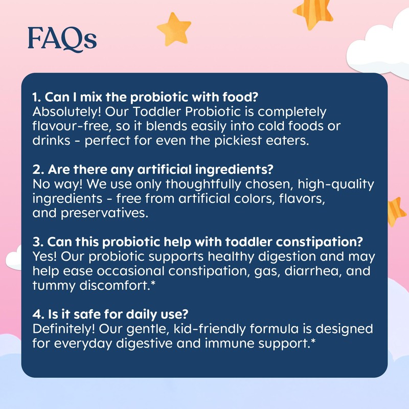 LOVEBUG Kids Probiotic Powder with Prebiotic Fiber - Toddler Immunity