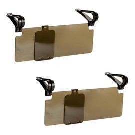 GAOLAOSY Car Sun Visor Extender, Day & Night Auto Polarized Sun Blocker, HD Anti-Glare Sunshade Extender, Safety Driving Car Visor Accessory Protect from Sunlight, UV Rays, Snow Blindness (2PCS)