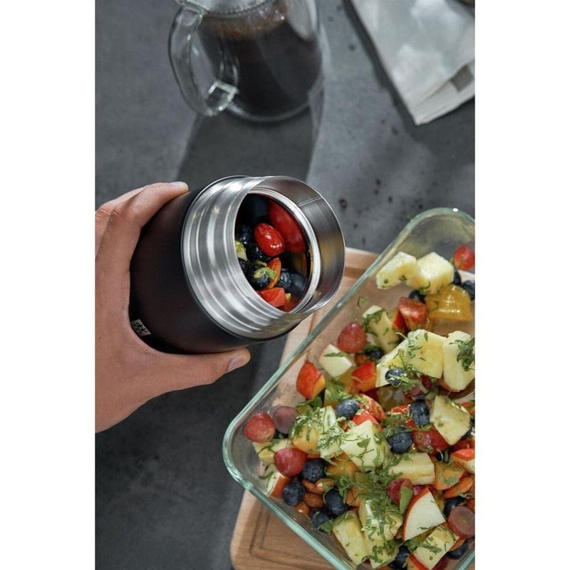 Zwilling Thermo Food Container, Integrated Bowl, Double Wall Insulation, Includes