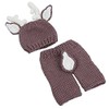 Vomdrok Newborn Photography Props Outfits Crochet Knitted Christmas Deer Hat