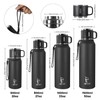 Icesip Stainless Steel Insulated Bottle, 27oz with cup Vacuum Insulated