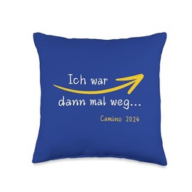 Kissen | Camino 2024 | Ich war dann mal weg Throw Pillow