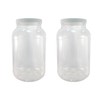 Pinnacle Mercantile 1 Gallon Plastic Jars with Screw on Lined