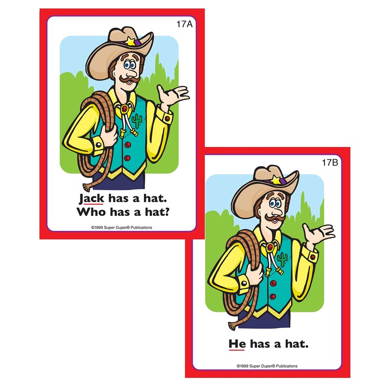 Pronoun Parade Fun Deck Cards - Super Duper Educational Learning