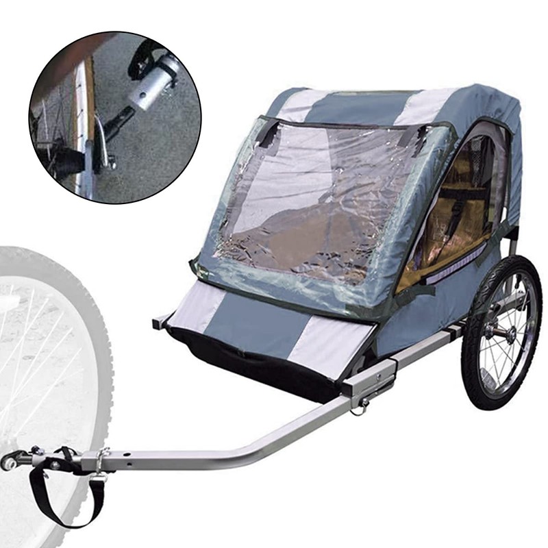 NA Trailer Hitch Coupler Bicycle Trailer Hitch Adapter Attachment Cycling