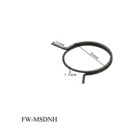 EILRUSH 5Pcs Replacement Spring for The Door Handle,Door Handle Internal Repair Replacement,Handle Torsion Spring,for Repair Torsion Spring Replacement Coil Insid (FW-MSDNH)