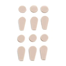 Clip on Earring Pads | Adhesive Paddle and Dot Foam | 3 Pairs | Go Betweens | E'arrs