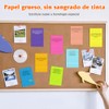 8 pads Notas Adhesivas, Súper Adhesivas, Doble poder de adhesión,