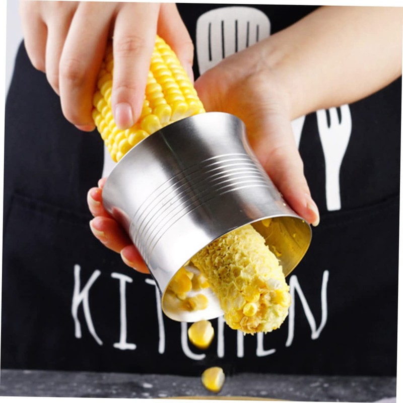 GRIRIW 2Pcs Corn Stripping Tool Practical Corn Remover for Kitchen