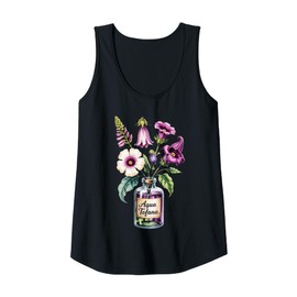 Womens Aqua Tofana Apothecary Feminist Women Poison Tank Top