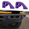 Jimen Fit for Ford Bronco 2021-2024, 2PCS Front Bumper Tow