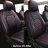 Huidasource Tacoma Seat Covers, Full Coverage Waterproof Truck Seat Cover
