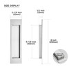 Ravinte Sliding Closet Door Handles Flush Pulls Recessed Finger Pulls