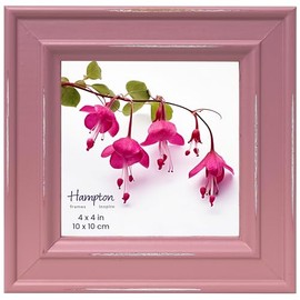 inspire By Hampton PALOMA 4x4 (10x10cm) Pink Square Picture Photo Frame Glass IBH-PAL301944P