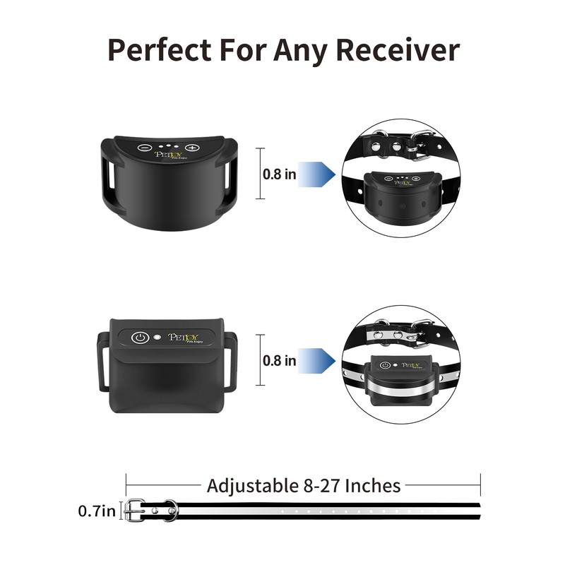 PetJoy Shock Collar Replacement Collar Strap, E Collar Replacement Strap,