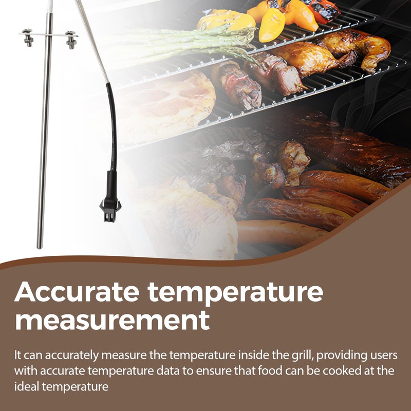 RTD Temperature Probe Sensor Compatible with Z-Grill Pellet Grill 700