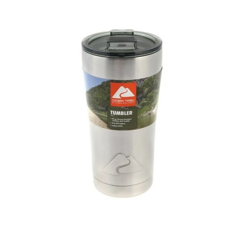 Ozark Trail Double Wall Vacuum Sealed Stainless Steel Tumbler 20
