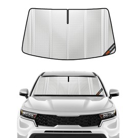 Pigenius Windshield Sun Shade for 2021-2025 Kia Sorento. Full Front Window Sunshade Coverage