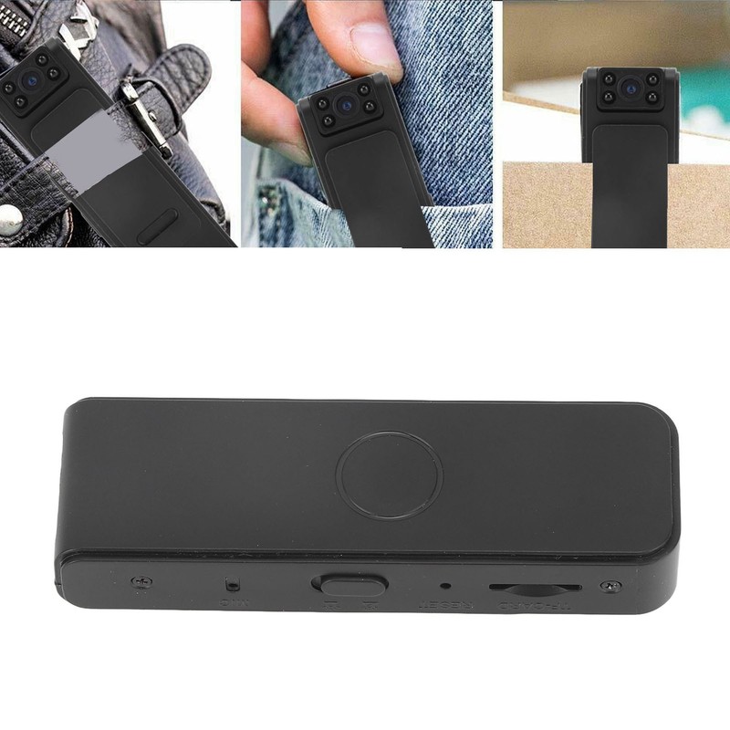 Mini Body Camera Multifunction 1080P HD Infrared Night Vision Back