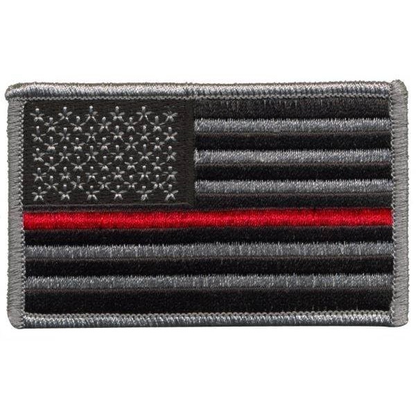 USA Flag Patch - Red Stripe - Normal Orientation -