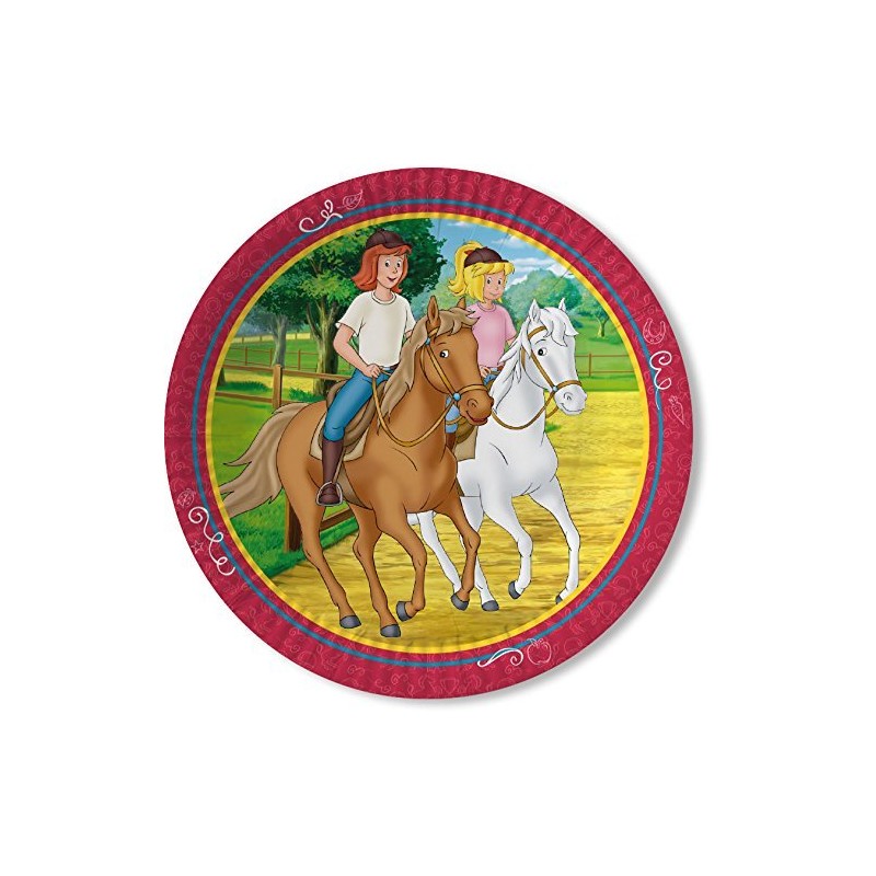 Bibi & Tina 8 Plates for Children's Parties And DH