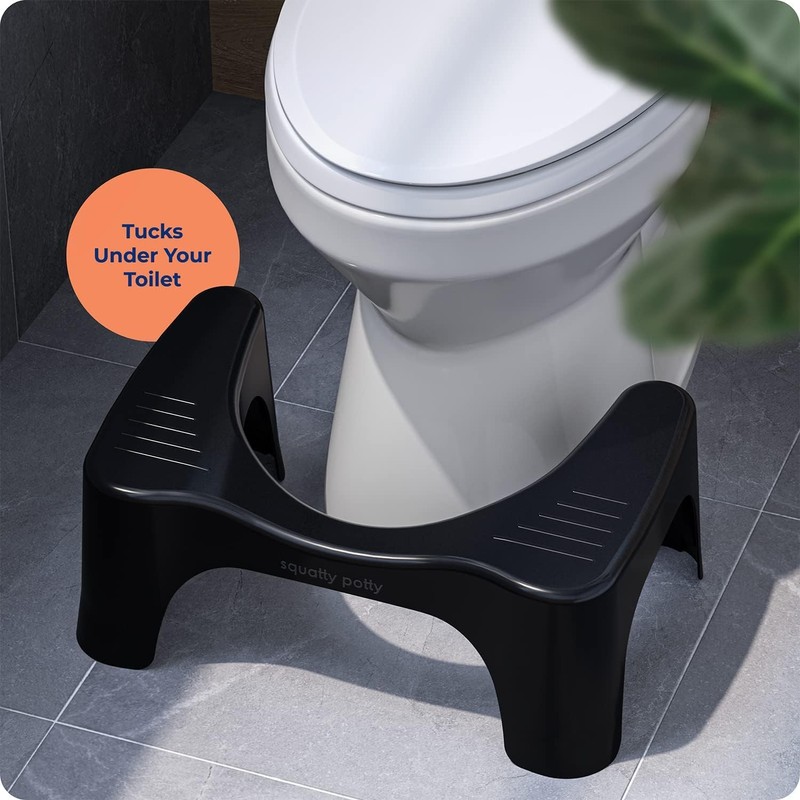 Squatty Potty The Original Bathroom Toilet Stool, Curve Lightweight with