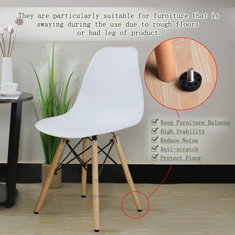 sourcingmap M8 x 13 x 30mm Furniture Glide Leveling Feet