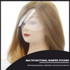 Pack of 50 Clear Face Visors for Microblading, Permanent Makeup,